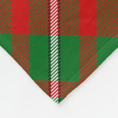 Clan Gregor Wappen über Tartan Fleecedecke (Ecke)