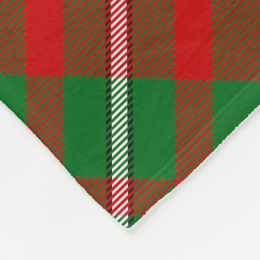 Clan Gregor Wappen über Tartan Fleecedecke (Ecke)
