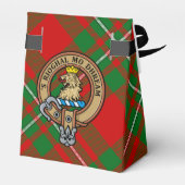 Clan Gregor Wappen über Tartan Gevor Box Geschenkschachtel (Rückseite)