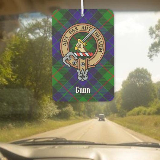 Clan Gunn Crest Air Freshener Autolufterfrischer