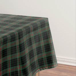 Clan Gunn Dark Green und Black Scottish Tartan Tischdecke