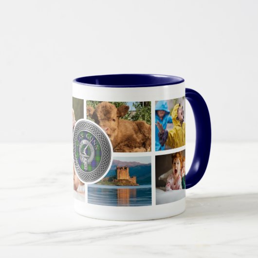 Clan Gunn Personalisiert Family Tasse (VorderseiteRechts)