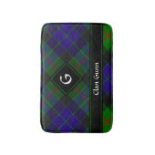 Clan Gunn Tartan Bath Mat Badematte (Vorderseite Vertikal)