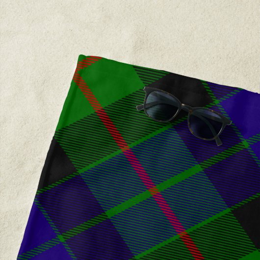 Clan Gunn Tartan Beach Towel Strandtuch (Beispiel)