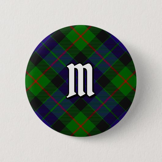 Clan Gunn Tartan Button (Vorderseite)