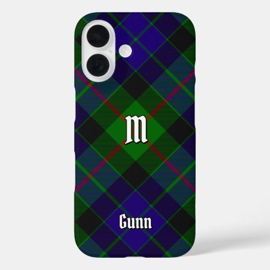 Clan Gunn Tartan Case-Mate iPhone Case (Rückseite)