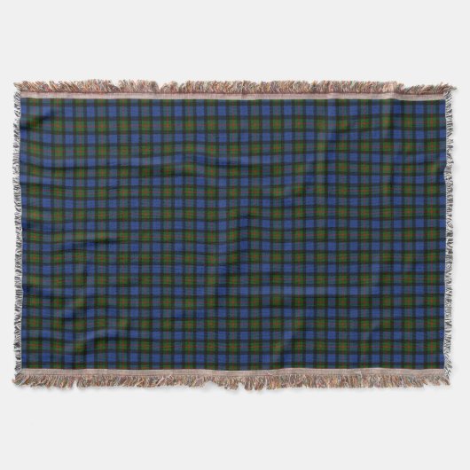 Clan Gunn Tartan Decke (Vorderseite)