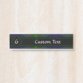 Clan Gunn Tartan Door Sign Türschild (Vorderseite )