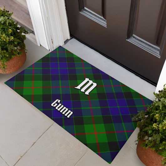 Clan Gunn Tartan Doormat Fußmatte
