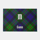 Clan Gunn Tartan Doormat Fußmatte (Vorderseite)