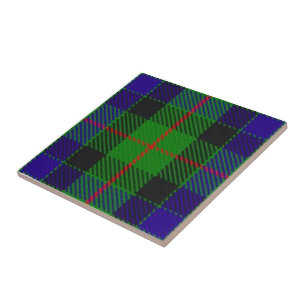 Clan Gunn Tartan Fliese