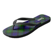 Clan Gunn Tartan Flip Flops Badesandalen (Schrägansicht)