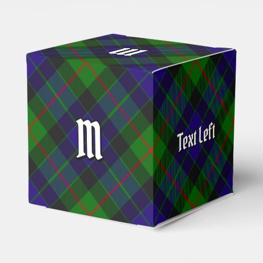 Clan Gunn Tartan Gevor Box Geschenkschachtel (Rückseite)