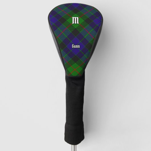 Clan Gunn Tartan Golf Head Cover Golf Headcover (Vorderseite)