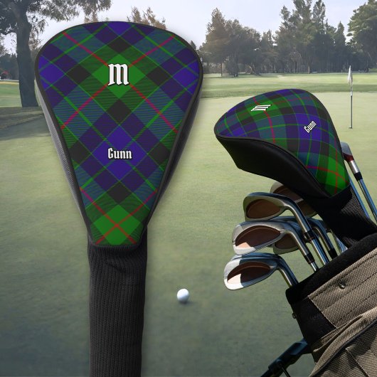 Clan Gunn Tartan Golf Head Cover Headcover
