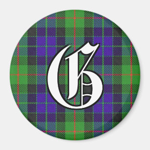 Clan Gunn Tartan Kariert Accents Magnet