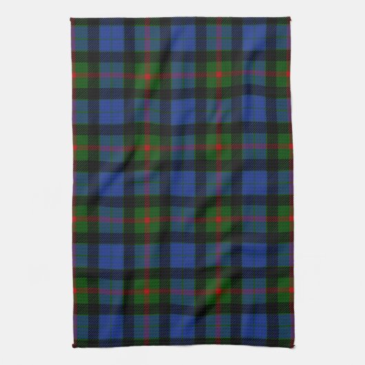 Clan Gunn Tartan Kariert Geschirrtuch (Vertikal)