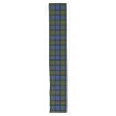Clan Gunn Tartan Kariert Großer Tischläufer (Vorderseite)