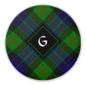 Clan Gunn Tartan Keramik Knob Keramikknauf (Vorderseite)