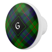 Clan Gunn Tartan Keramik Knob Keramikknauf (Rechts)
