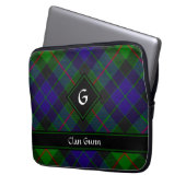 Clan Gunn Tartan Laptop Sleeve (Vorderseite Links)