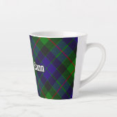 Clan Gunn Tartan Latte Tasse (Rechts)