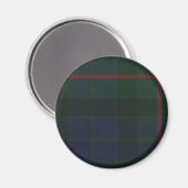 Clan Gunn Tartan Magnet (Vorderseite/Rückseite)