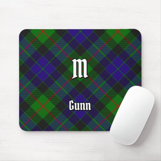 Clan Gunn Tartan Mouse Pad Mousepad (Mit Mouse)