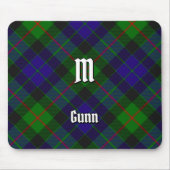 Clan Gunn Tartan Mouse Pad Mousepad (Vorne)