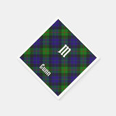 Clan Gunn Tartan Napkins Serviette (Ecke)