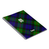 Clan Gunn Tartan Notebook Notizblock (Rechte Seite)