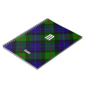 Clan Gunn Tartan Notebook Notizblock (Linke Seite)