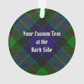 Clan Gunn Tartan Ornament (Rückseite)