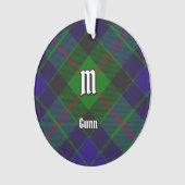 Clan Gunn Tartan Ornament (Vorderseite)