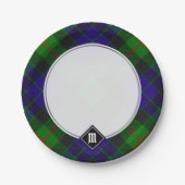 Clan Gunn Tartan Paper Tellers Pappteller (Vorderseite)
