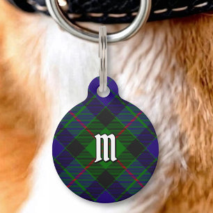 Clan Gunn Tartan Pet ID Tag Haustiermarke