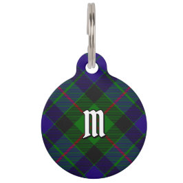 Clan Gunn Tartan Pet ID Tag Haustiermarke