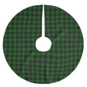 Clan Gunn Tartan Polyester Weihnachtsbaumdecke (Vorderseite)