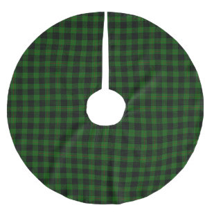 Clan Gunn Tartan Polyester Weihnachtsbaumdecke