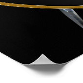 Clan Gunn Tartan Scottish Shield & Schwerter Poster (Ecke)