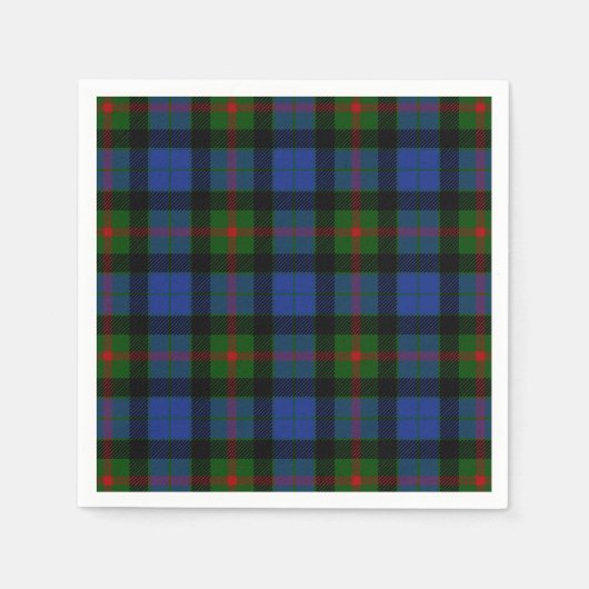 Clan Gunn Tartan Serviette (Vorderseite)
