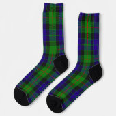 Clan Gunn Tartan Socken (Linkes Detail)