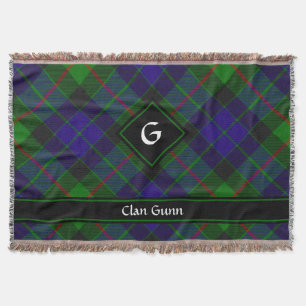 Clan Gunn Tartan Throw Blanket Decke