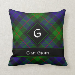 Clan Gunn Tartan Throw Kissen