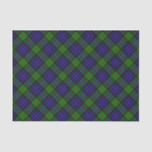 Clan Gunn Tartan Tissue Paper Seidenpapier (Vorderseite)