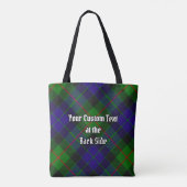 Clan Gunn Tartan Tote Bag Tasche (Rückseite)