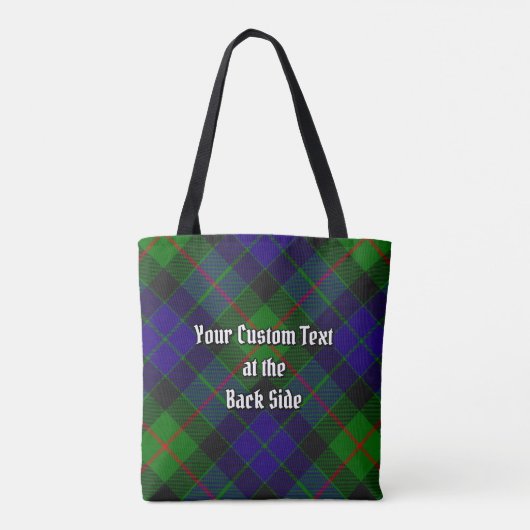 Clan Gunn Tartan Tote Bag Tasche (Rückseite)
