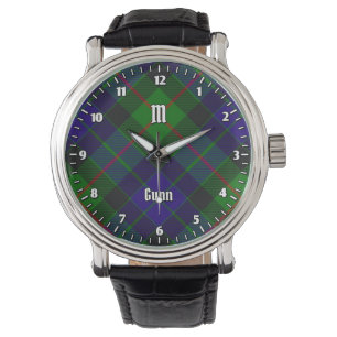 Clan Gunn Tartan Watch Armbanduhr