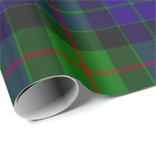 Clan Gunn Tartan Wrapping Paper Geschenkpapier (Rolleneckpunkt)