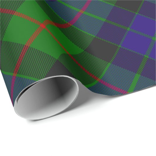 Clan Gunn Tartan Wrapping Paper Geschenkpapier (Rolleneckpunkt)
